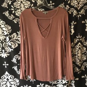 Charlotte Russe Long Sleeve Top